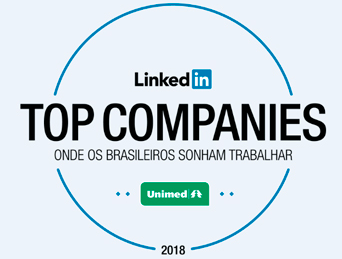 Unimed conquista o 3º lugar no LinkedIn Top Companies 2018