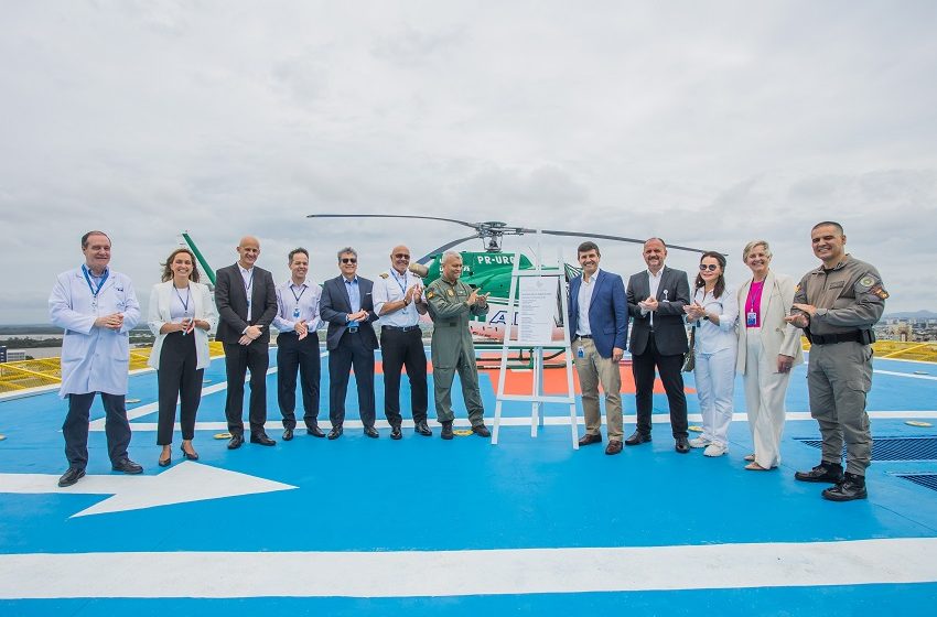  Hospital Moinhos de Vento inaugura revitalização de heliponto