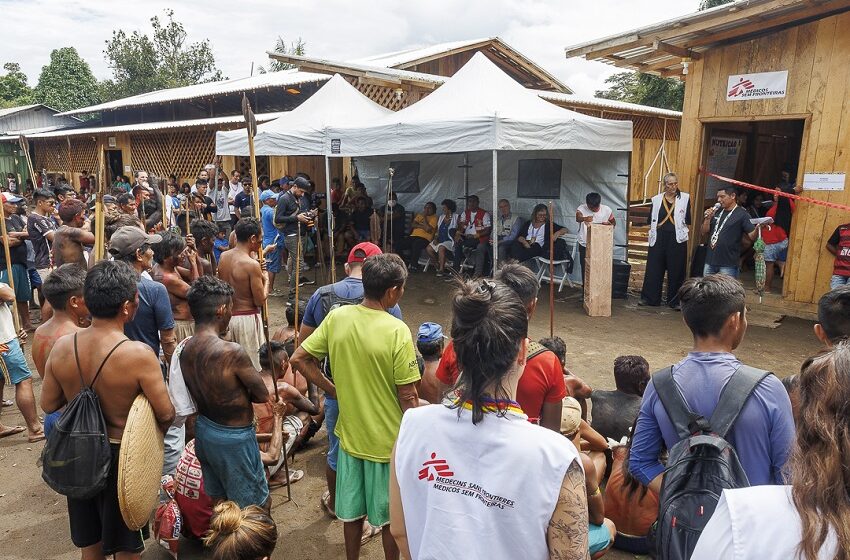  Médicos Sem Fronteiras inaugura instalação para atendimento na Terra Indígena Yanomami