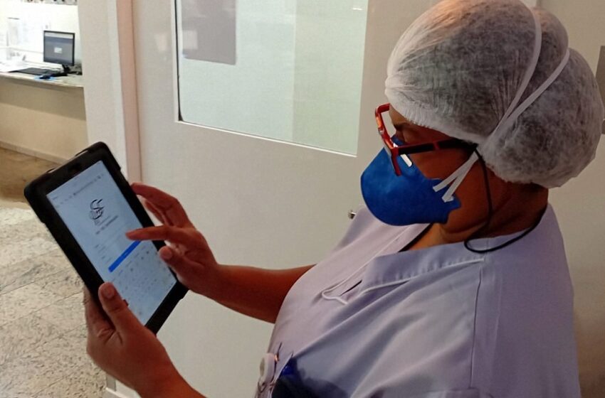  Hospital desenvolve app para registro da evolução do paciente à beira-leito