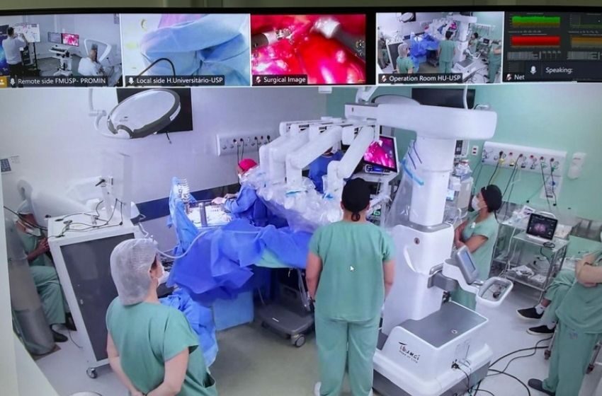  FMUSP realiza as primeiras telecirurgias robóticas do SUS